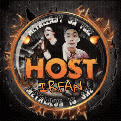 A Logo That Says Host Irfan Is One GIF