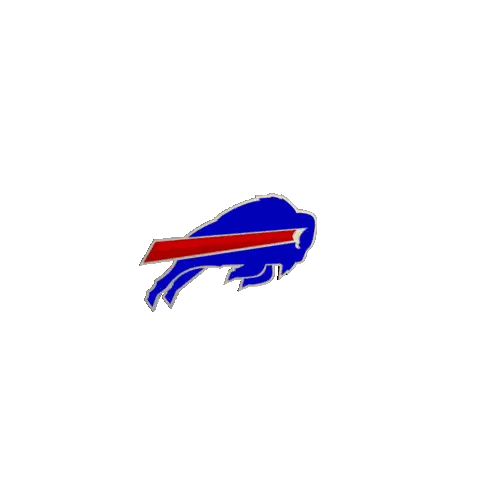 A Logo That Says Let 'S Go Buffalo With A Buffalo On It Sticker