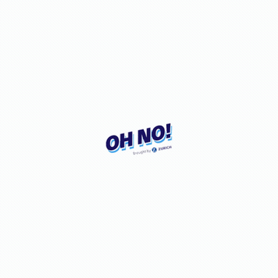 A Logo That Says Oh No Brought By Z Zurich GIF