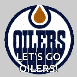 A Logo That Says Oilers Let 'S Go Oilers On It GIF