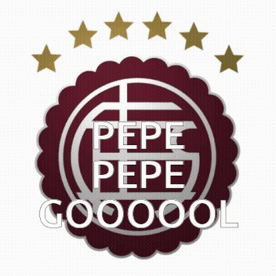 A Logo That Says Pepe Pepe Goooool In White GIF