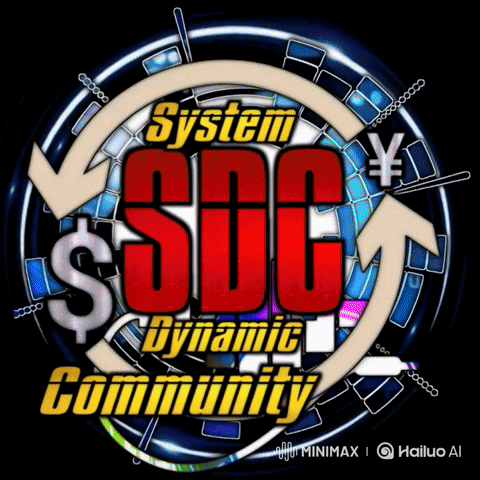 A Logo That Says System Sdg Dynamic Community On It GIF
