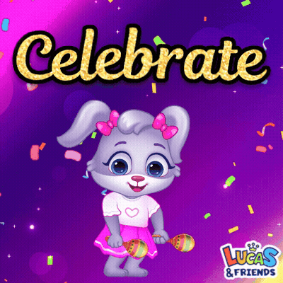 A Lucas And Friends Advertisement With A Bunny GIF