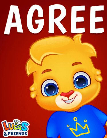 A Lucas And Friends Poster With A Yellow Bear GIF