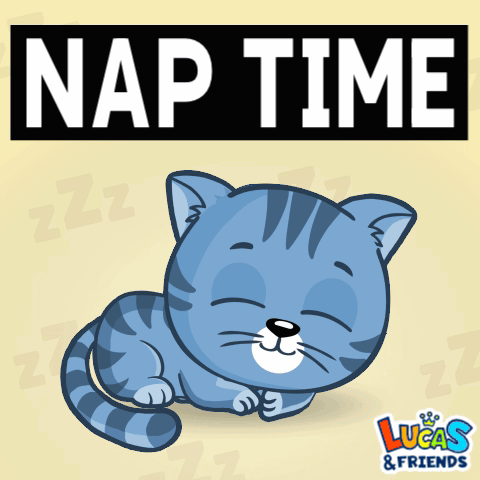 A Lucas And Friends Sticker With A Cat GIF