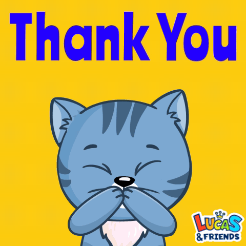 A Lucas And Friends Sticker With A Cat With A Heart In Its Mouth GIF