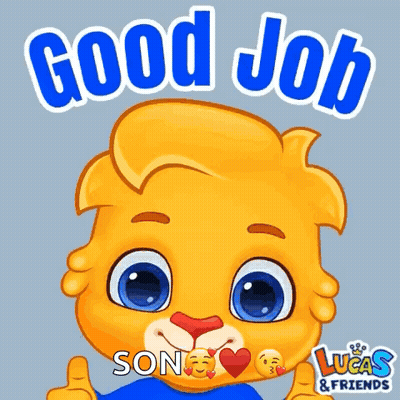 A Lucas And Friends Sticker With A Teddy Bear GIF