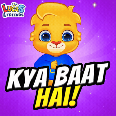 A Lucas & Friends Advertisement With A Cartoon Character GIF