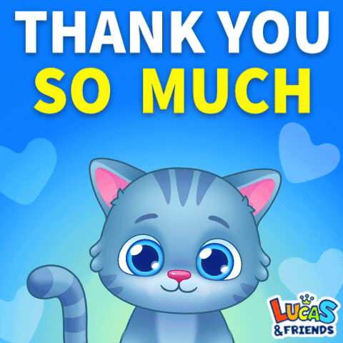 A Lucas & Friends Advertisement With A Cat On It GIF