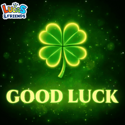 Lucas & Friends Advertisement With Clover Good Luck GIF