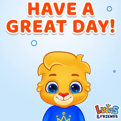 A Lucas & Friends Greeting Card With A Bear GIF