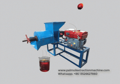 A Machine That Says ' Www.palmoliextractionmachine.com ' On It GIF