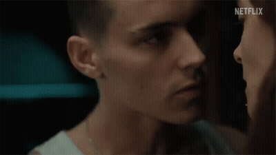 A Man And A Woman Are Looking At Each Other And The Man Says You Don 'T Know What I Can Do GIF