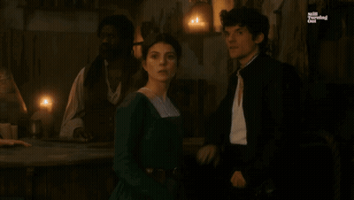 A Man And A Woman Are Standing Next To Each Other With The Words Only If We Use #Myladyjane And #Savemyladyjane GIF