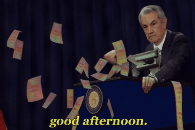 A Man At A Podium Says Good Afternoon In Yellow GIF