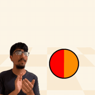 A Man Clapping In Front Of A Speedy + Splodey Speedysplode Logo GIF