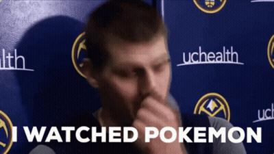 A Man Covering His Mouth With His Hand And The Words " I Watched Pokemon " On The Bottom GIF