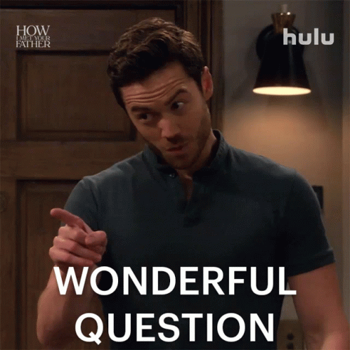 A Man From How I Met Your Father Has A Wonderful Question On His Face GIF