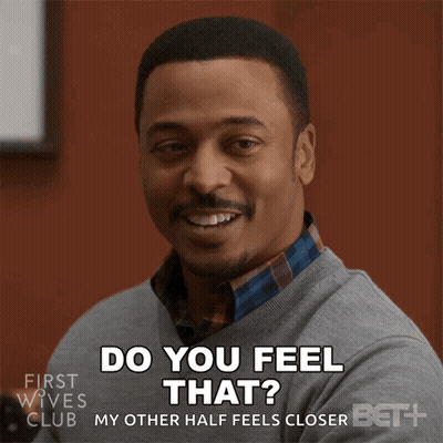 A Man From The First Wives Club Says Do You Feel That My Other Half Feels Closer GIF