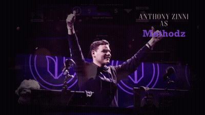 A Man Giving A Thumbs Up With The Words Anthony Zinni As Methodz Above Him GIF