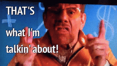 A Man Giving A Thumbs Up With The Words That 'S What I 'M Talkin ' About Behind Him GIF