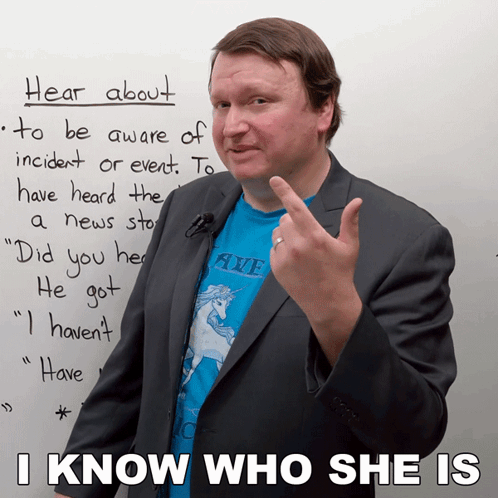 A Man Giving The Middle Finger In Front Of A White Board That Says Hear About To Be Aware Of Incident Or Event GIF