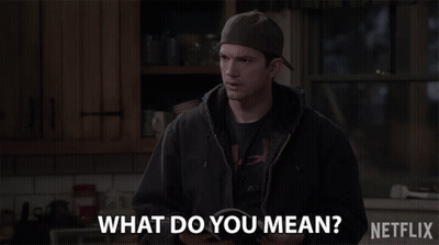A Man Holding A Book Says What Do You Mean Netflix GIF