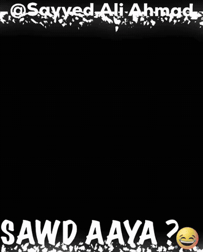 A Man Holding A Book With The Words Sawd Aaya Written Below Him GIF