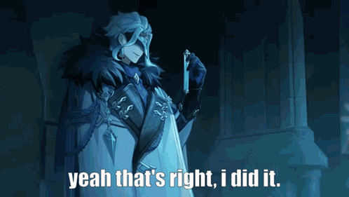 A Man Holding A Bottle With The Words Yeah That 'S Right I Did It Below Him GIF