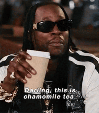 A Man Holding A Cup Of Chamomile Tea GIF