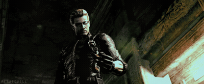 A Man Holding A Gun In Front Of A Wall With The Words " Piratedill " On The Bottom GIF