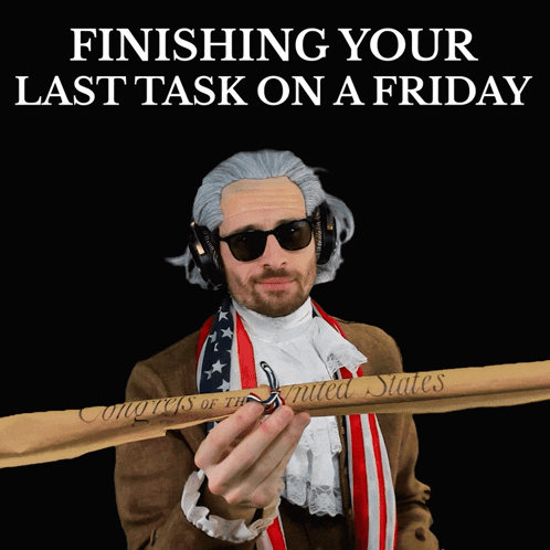 A Man Holding A Piece Of Paper That Says Congress Of The United States On It GIF