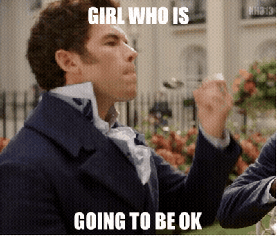 A Man Holding A Spoon With The Words Girl Who Is Going To Be Ok GIF