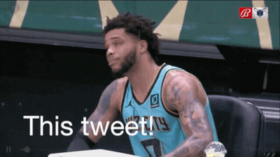 A Man In A Basketball Jersey With The Number 7 On It GIF