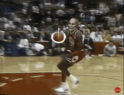 A Man In A Basketball Uniform With The Number 3 On His Jersey GIF