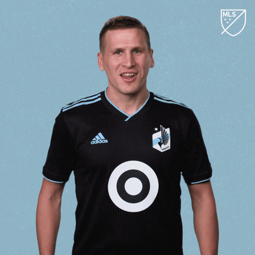 Man In Black Adidas Jersey Says Let Go GIF