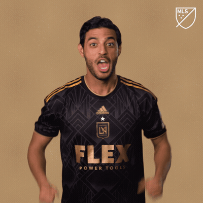A Man In A Black And Gold Adidas Shirt Says Vamos GIF
