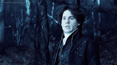 A Man In A Black Coat Is Standing In A Forest With The Words " There Is No Darkness Tumblr " Written Below Him GIF