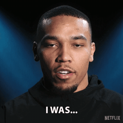 A Man In A Black Hoodie Says I Was GIF