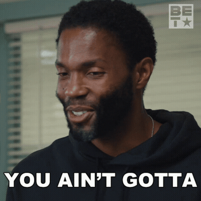 A Man In A Black Hoodie Says You Ain T Gotta GIF