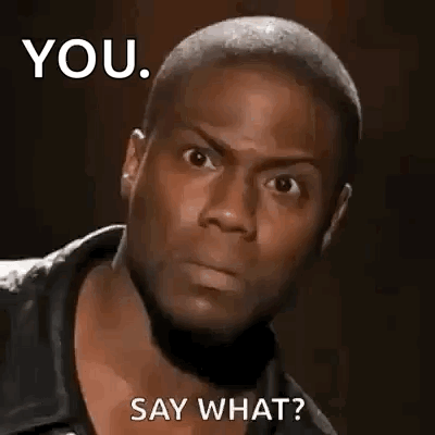 Man In Black Jacket Asking You Say What GIF