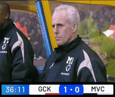 A Man In A Black Jacket With The Letter M On The Front GIF