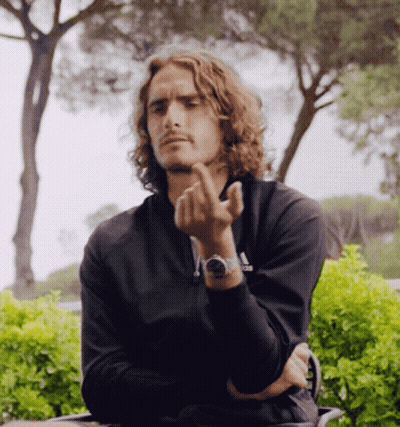 A Man In A Black Jacket With The Word Adidas On His Watch GIF