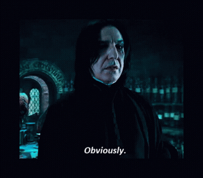 A Man In A Black Robe Says Obviously GIF