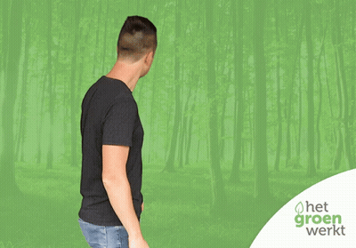 A Man In A Black Shirt Is Giving An Ok Sign GIF