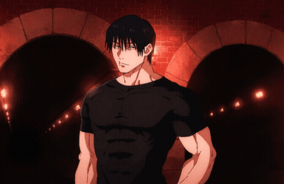 A Man In A Black Shirt Is Holding A Gun In A Tunnel GIF