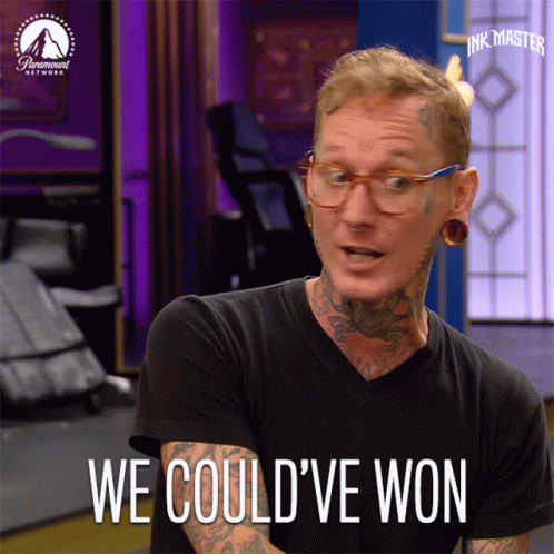 A Man In A Black Shirt Says We Could Ve Won GIF