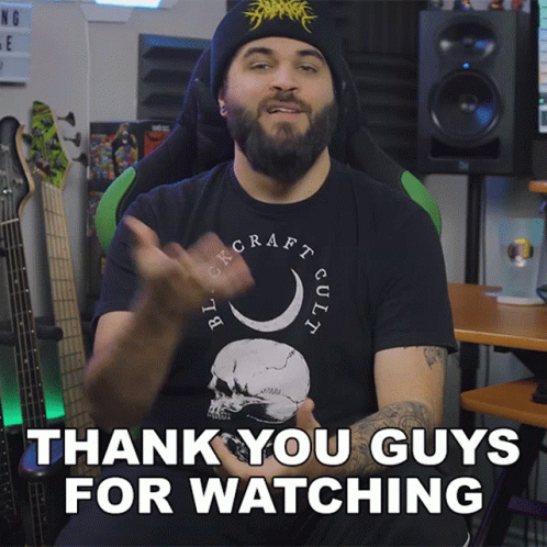 A Man In A Black Shirt That Says Black Craft Cult GIF