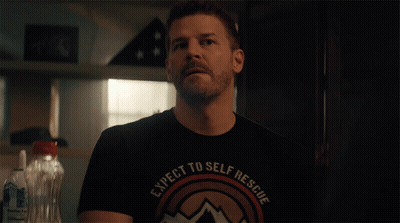 A Man In A Black Shirt That Says Respect To Self Rescue GIF