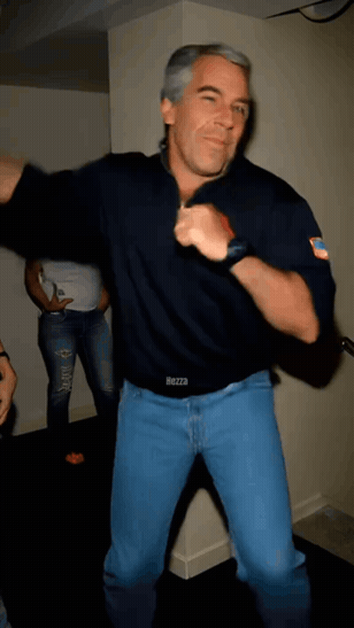A Man In A Black Shirt With The Word Rezza On The Waist GIF